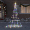 Vidaxl led kerstboom met grondspiesjes multikleur 511 cm metaal
