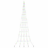 Vidaxl led kerstboom met grondspiesjes meerkleurig 511 cm metaal - afbeelding 2
