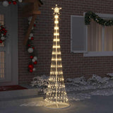 Vidaxl led kerstboom warmwit 250 cm metaal - afbeelding 3