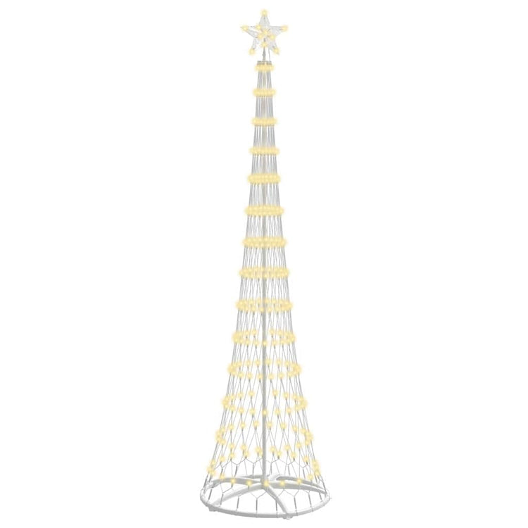 Vidaxl led kerstboom warmwit 250 cm metaal