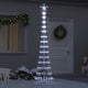 Vidaxl led kerstboom koudwit 250 cm metaal