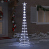 Vidaxl led kerstboom met 290 led koudwit 70 x 70 x 250 cm metaal