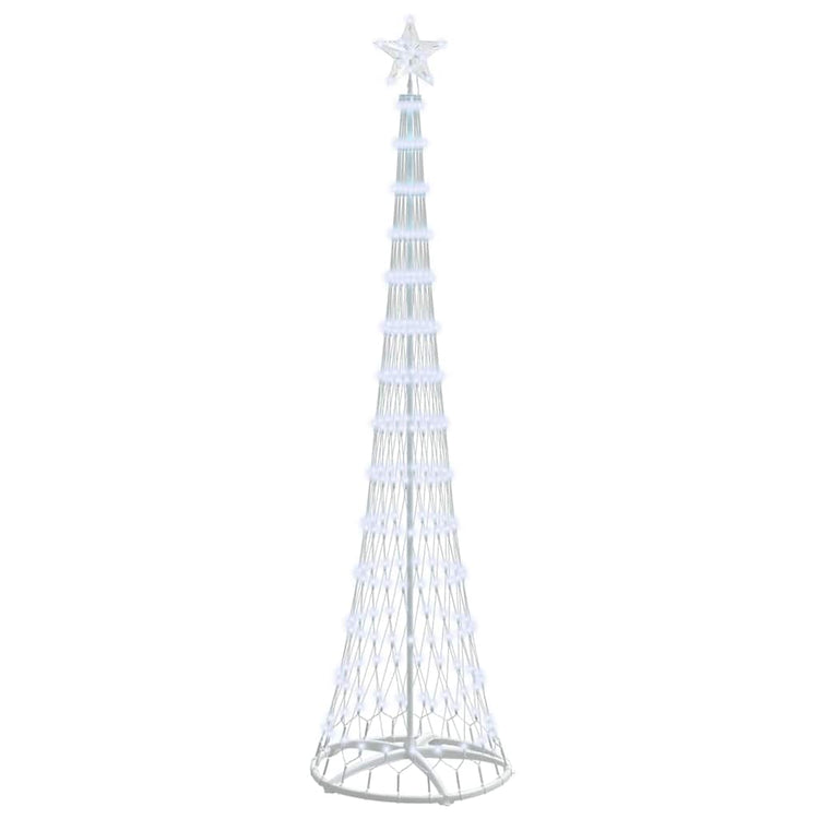 Vidaxl led kerstboom koudwit 250 cm metaal