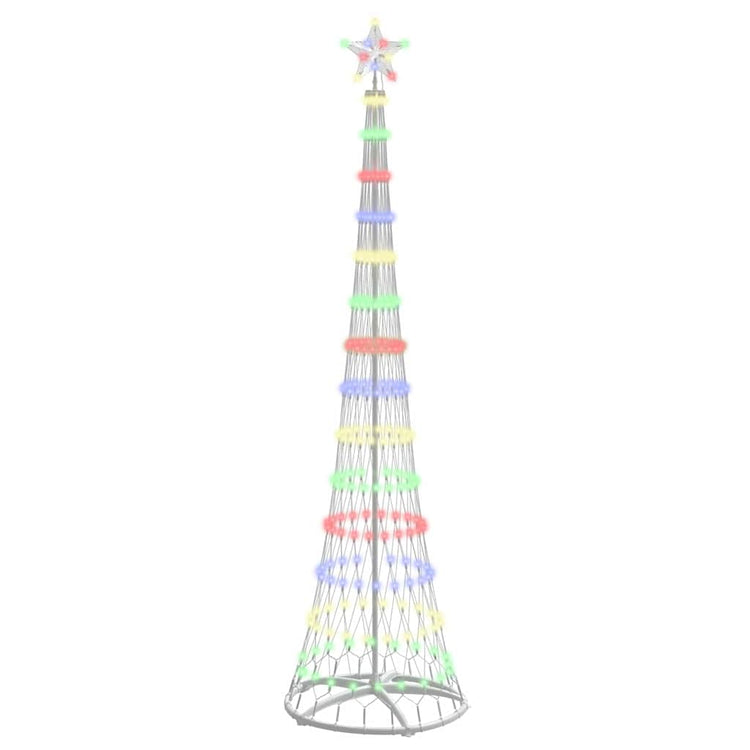 Vidaxl led kerstboom multikleur 250 cm metaal