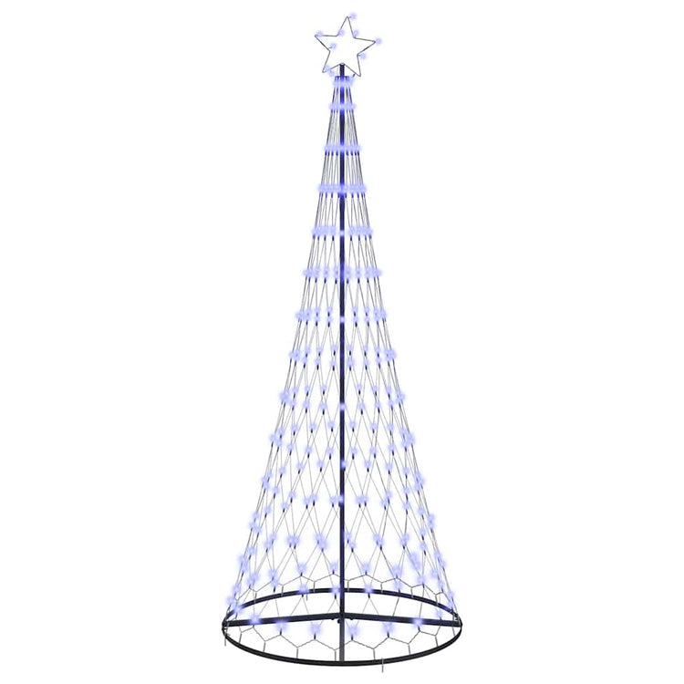 Vidaxl led kerstboom blauw 250 cm metaal
