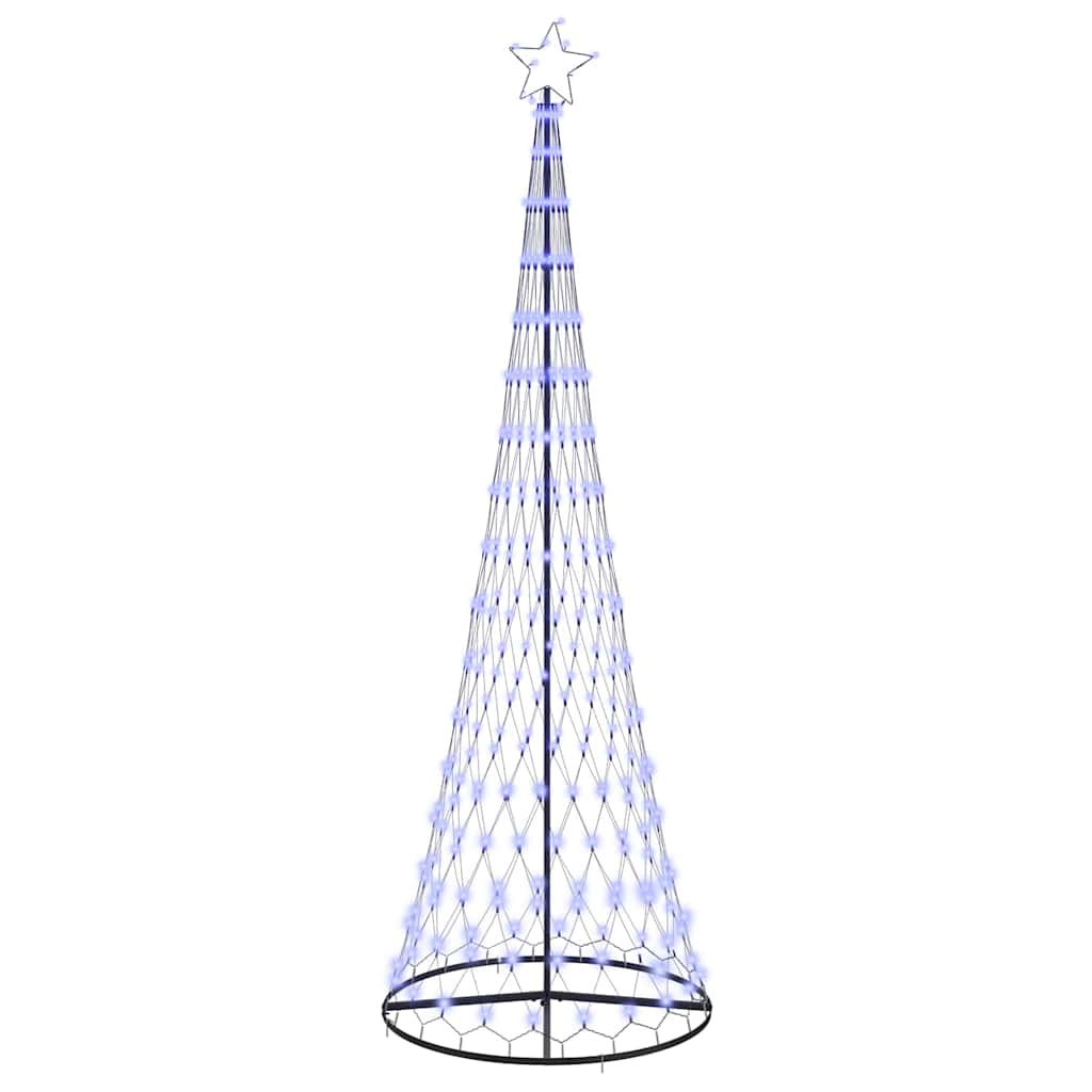 Vidaxl led kerstboom met 355 led met standaard blauw 184.5 cm metaal
