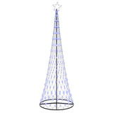 Vidaxl led kerstboom blauw 302,5 cm metaal - afbeelding 2
