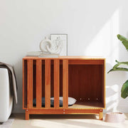 Vidaxl hondenhuis wasbruin 90 x 60 x 67 cm massief grenenhout - afbeelding 1