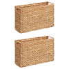 Vidaxl tijdschrift manden 2 pcs naturel 39 x 14 x 25 cm waterhyacint