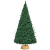 Vidaxl kerstboomkraag bruin 90 x 90 x 28 cm waterhyacint