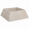 Vidaxl kerstboomkraag wit 70 x 70 x 28 cm waterhyacint