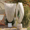 Vidaxl vorstbescherming plantenfleece covers 5 pcs beige 1,55 x 1,55 m