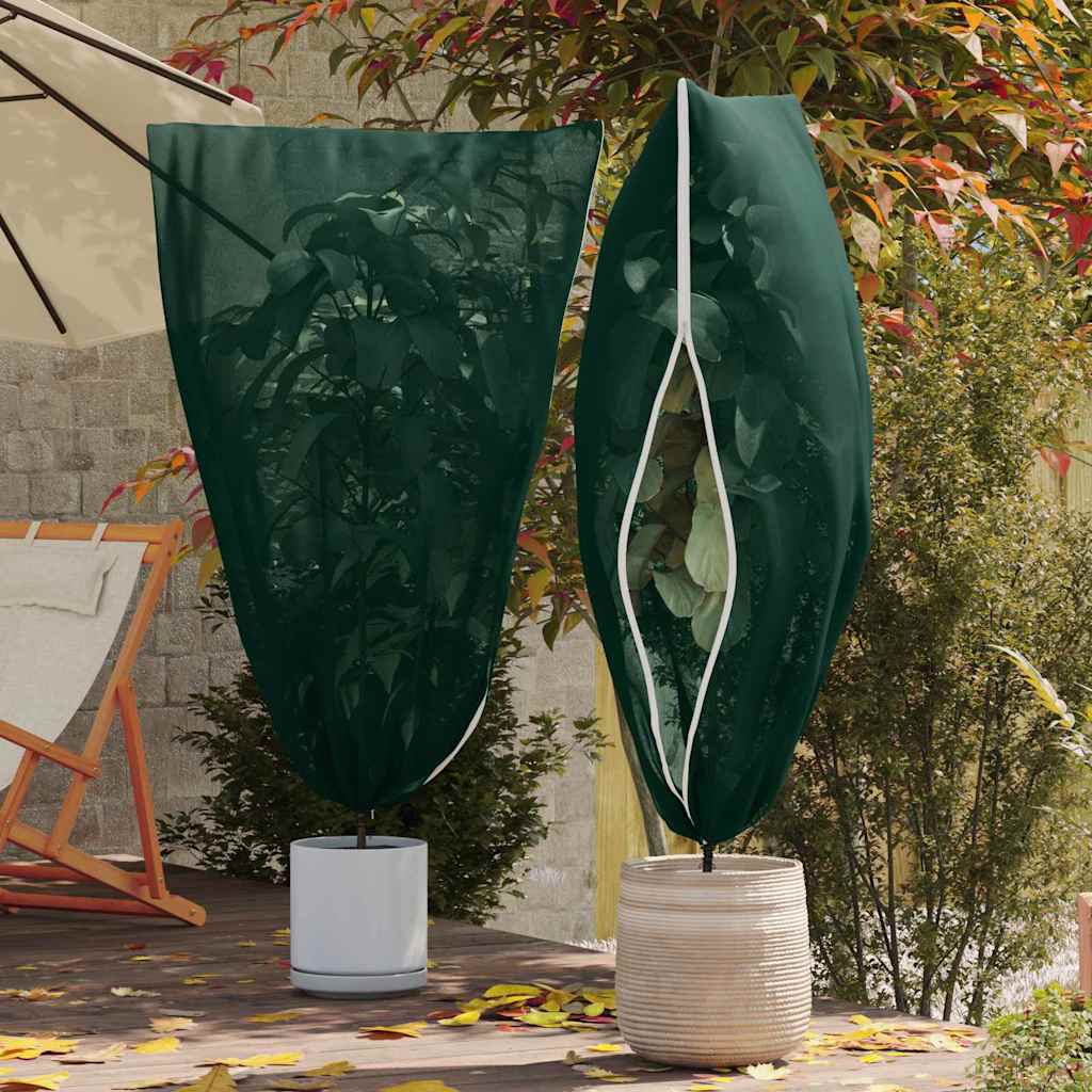 Vidaxl vorstbescherming plantenfleece covers 5 st groen 1,55 x 1,55 m