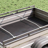 Vidaxl zeildoekbevestiging voor aanhangwagens 3 pcs zilver 100-145 cm