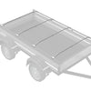 Vidaxl zeildoekbevestiging voor aanhangwagens 4 pcs zilver 100-145 cm
