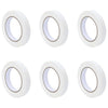 Vidaxl verf maskertapes 6 pcs wit 19mm x 50m papier