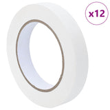 Vidaxl verf maskertapes 12 st wit 19mm x 50m papier - afbeelding 3