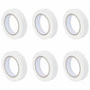 Vidaxl verf maskertapes 6 pcs wit 25mm x 50m papier