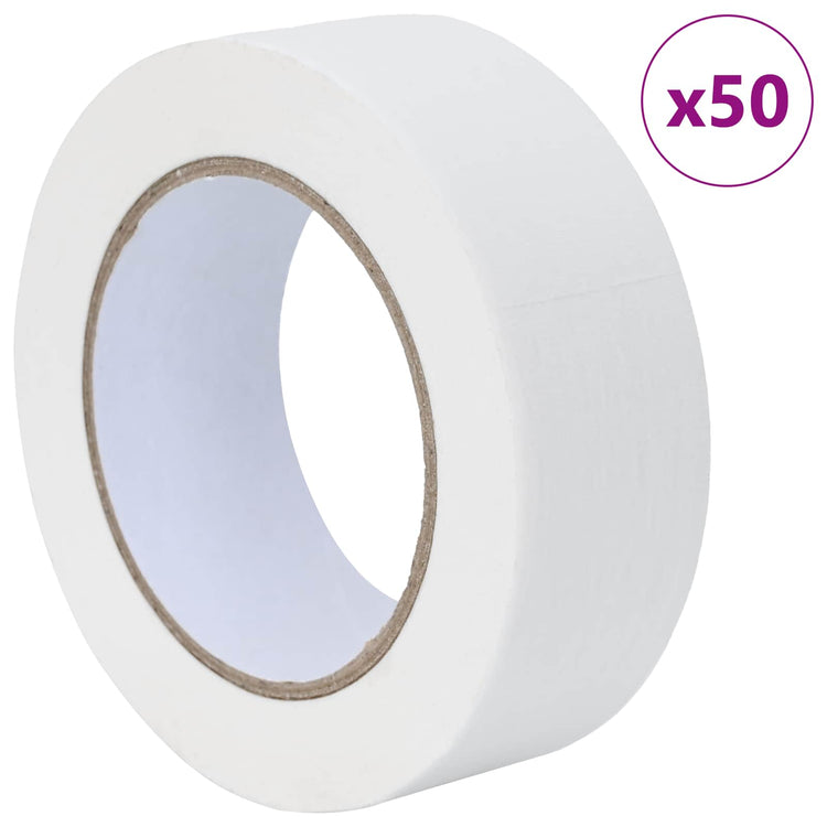 Vidaxl verf maskertapes 50 st wit 38mm x 50m papier
