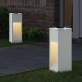 Vidaxl zonne led padverlichting 2 st warmwit 18 x 18 x 50 cm - afbeelding 3