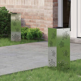 Vidaxl solar led pad licht 2 st warmwit 18 x 18 x 50 cm - afbeelding 1