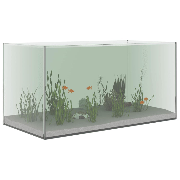 Vidaxl aquarium met opslag doorzichtig 60 x 30 x 30 cm glas