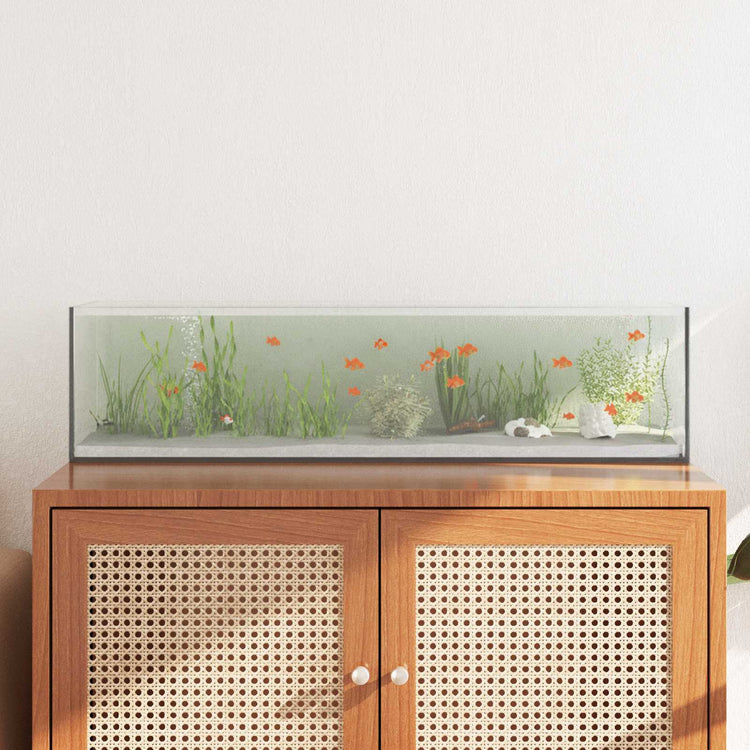 Vidaxl aquarium met opslag doorzichtig 80 x 20 x 20 cm glas