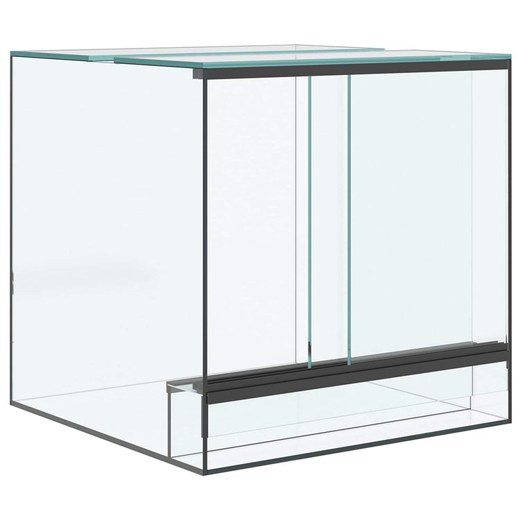 Vidaxl terrarium met opslag transparant 30 x 30 x 30 cm glas