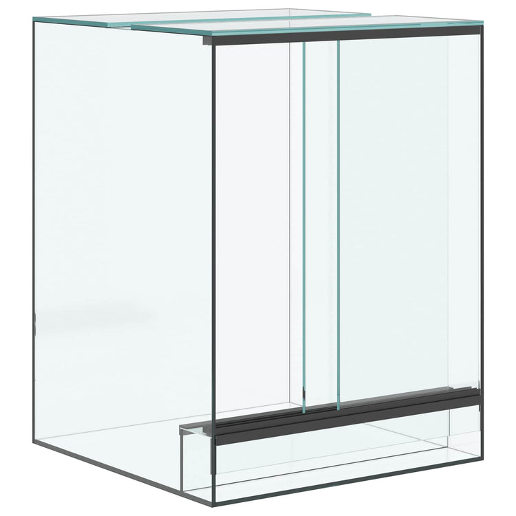 Vidaxl terrarium met opslag transparant 30 x 30 x 40 cm glas