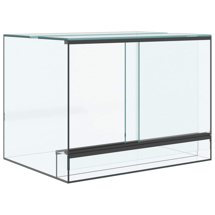 Vidaxl terrarium met opslag transparant 40 x 30 x 30 cm glas