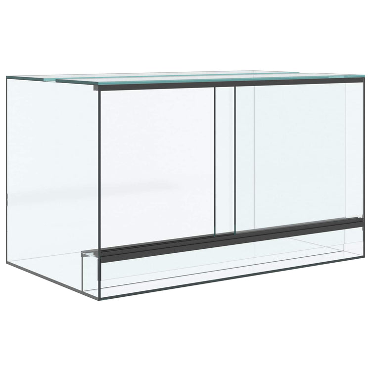 Vidaxl terrarium met opslag transparant 50 x 30 x 30 cm glas