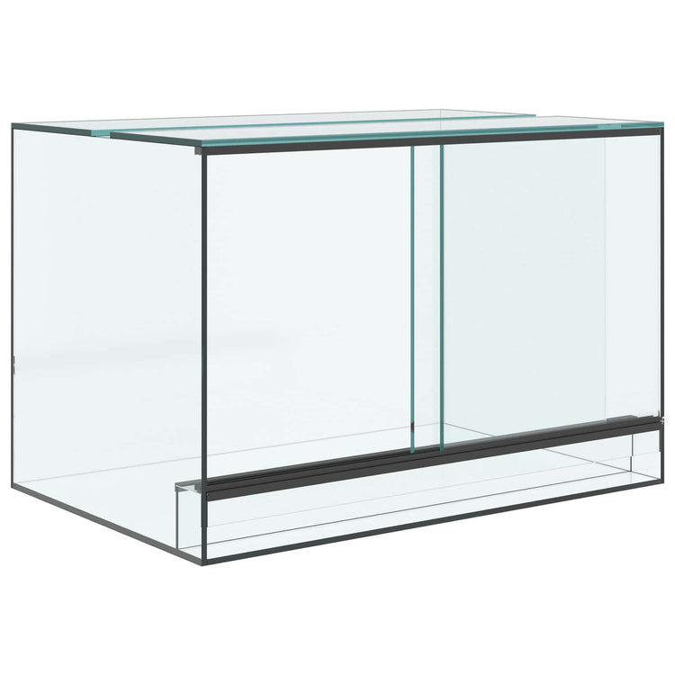 Vidaxl terrarium met opslag transparant 60 x 40 x 40 cm glas