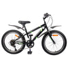 Vidaxl kinderfiets 20 inch 6-speed voor 6-11 jaar oud zwart