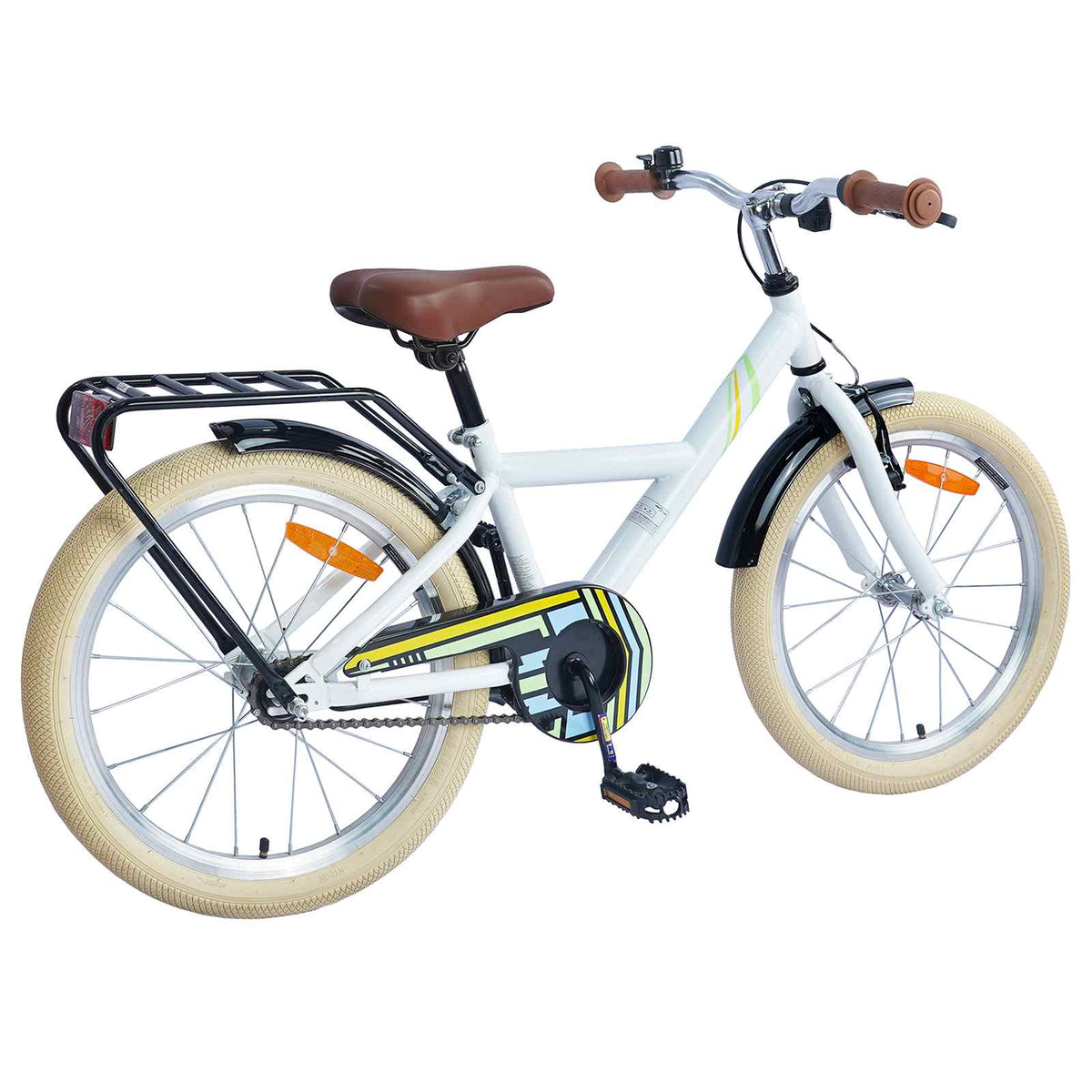 Vidaxl kinderfiets 20 inch voor 6-11 jaar oud wit