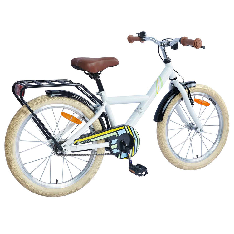 Vidaxl kinderfiets 24 inch voor 8-12 jaar oud wit