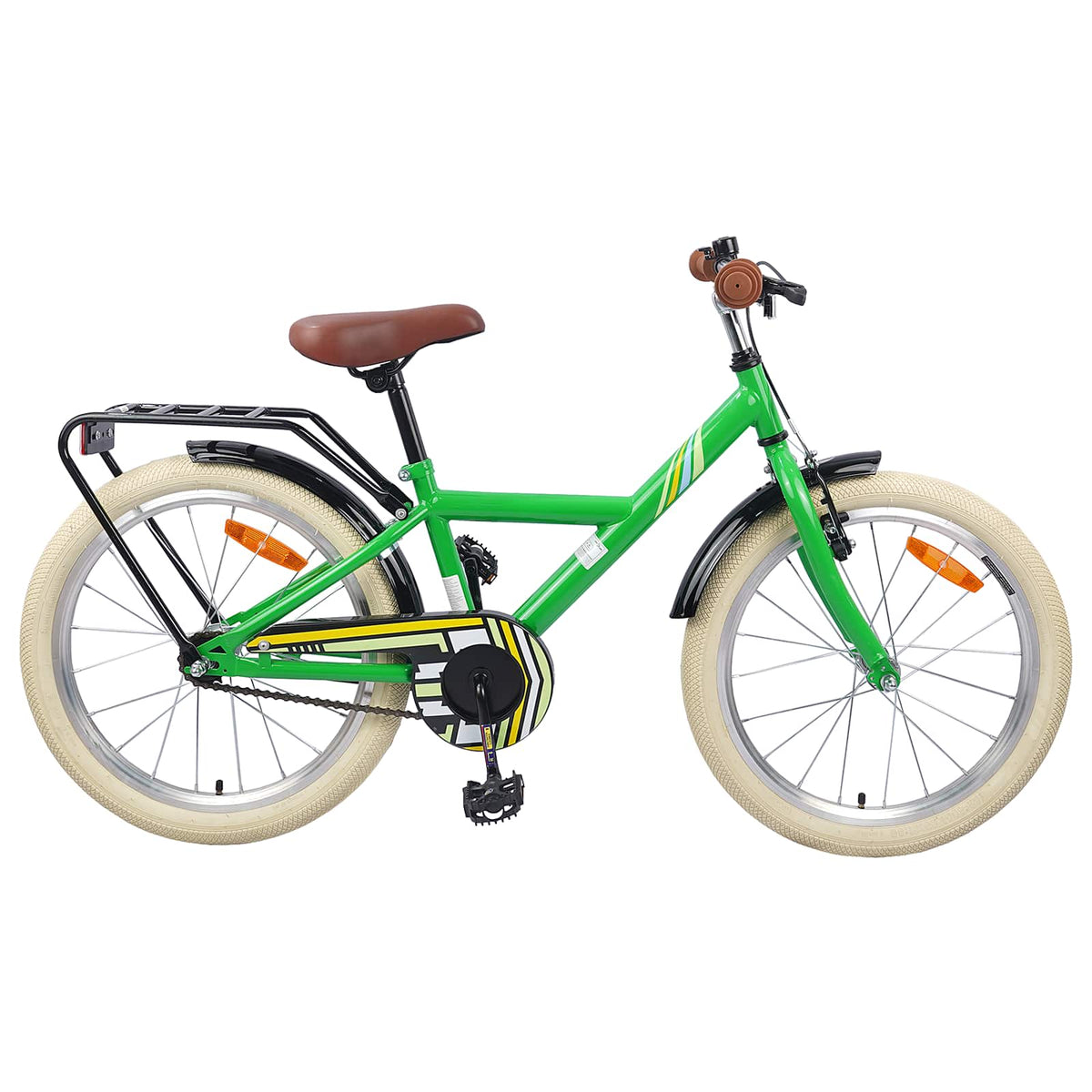 Vidaxl kinderfiets 24 inch voor 8-12 jaar oud groen