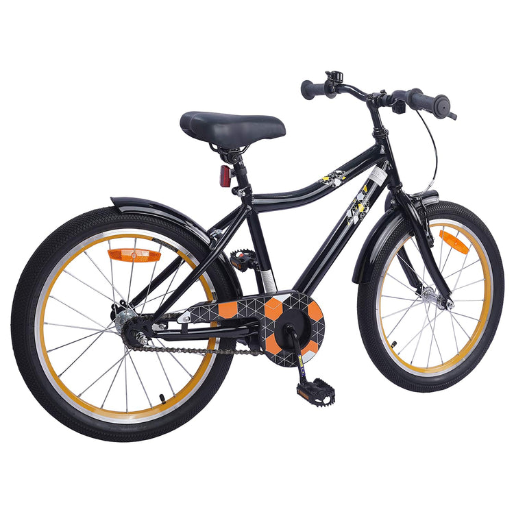 Vidaxl kinderfiets 20 inch voor 6-11 jaar oud zwart