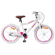 Vidaxl kinderfiets 20 inch voor 6-11 jaar oud wit - afbeelding 1