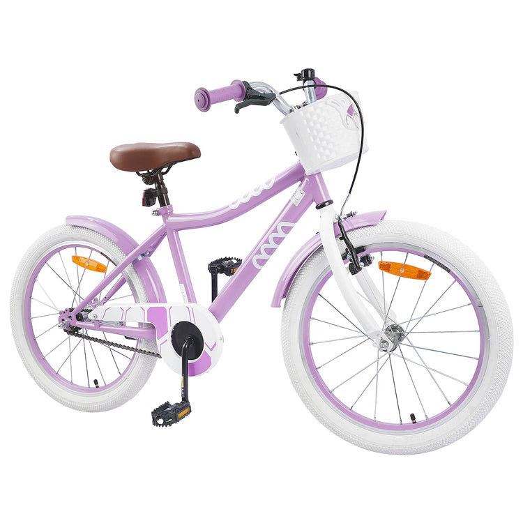Vidaxl kinderfiets 20 inch voor 6-11 jaar oud paars