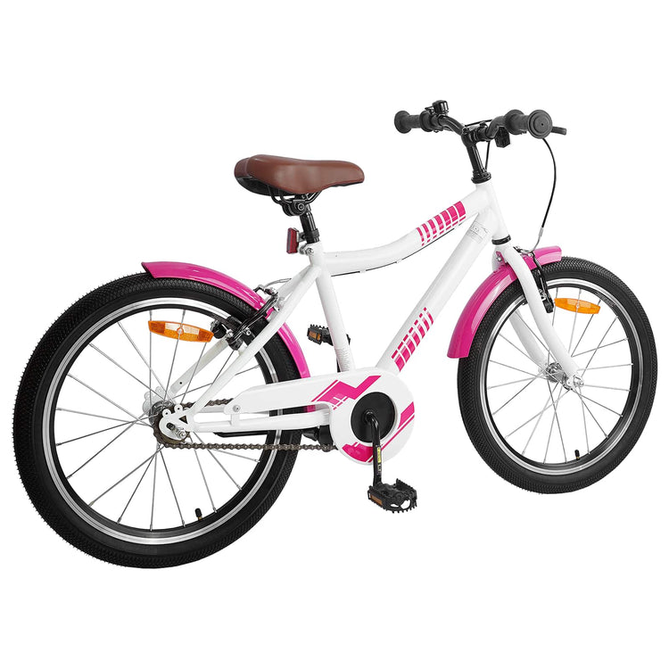 Vidaxl kinderfiets 20 inch voor 6-11 jaar oud roze