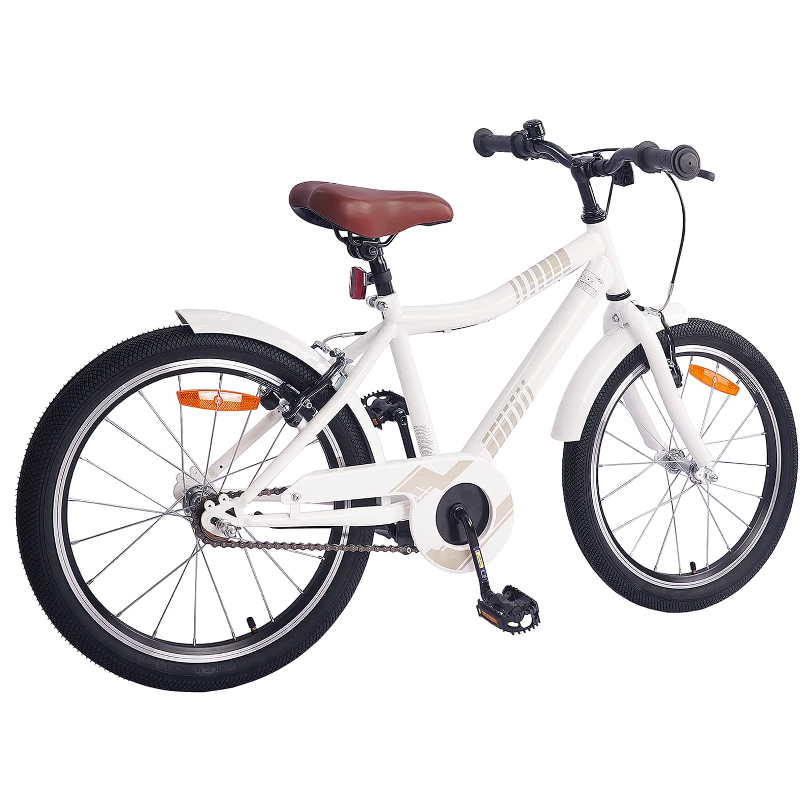 Vidaxl kinderfiets 20 inch voor 6-11 jaar oud wit