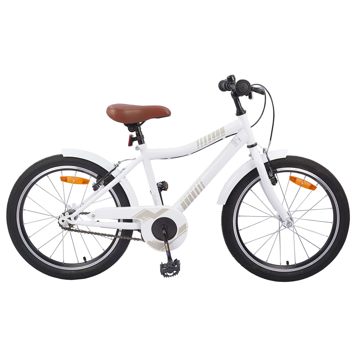 Vidaxl kinderfiets 24 inch voor 8-12 jaar oud wit