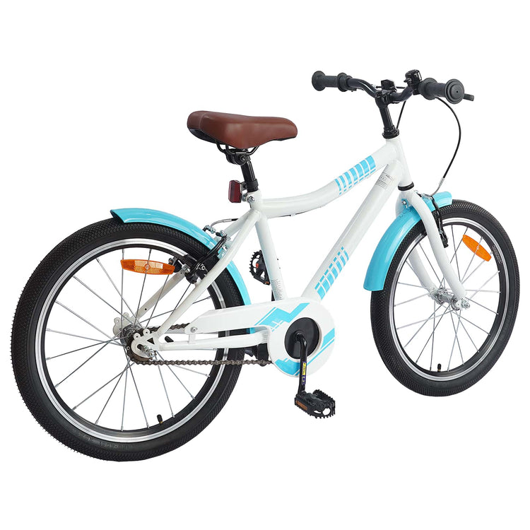 Vidaxl kinderfiets 24 inch voor 8-12 jaar oud lichtblauw
