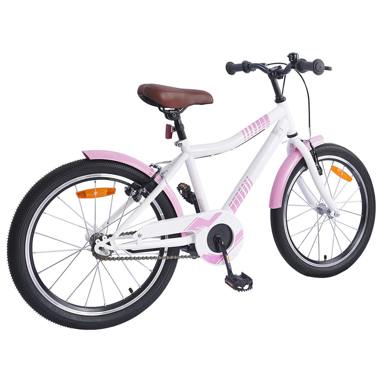 Vidaxl kinderfiets 20 inch voor 6-11 jaar oud lichtroze
