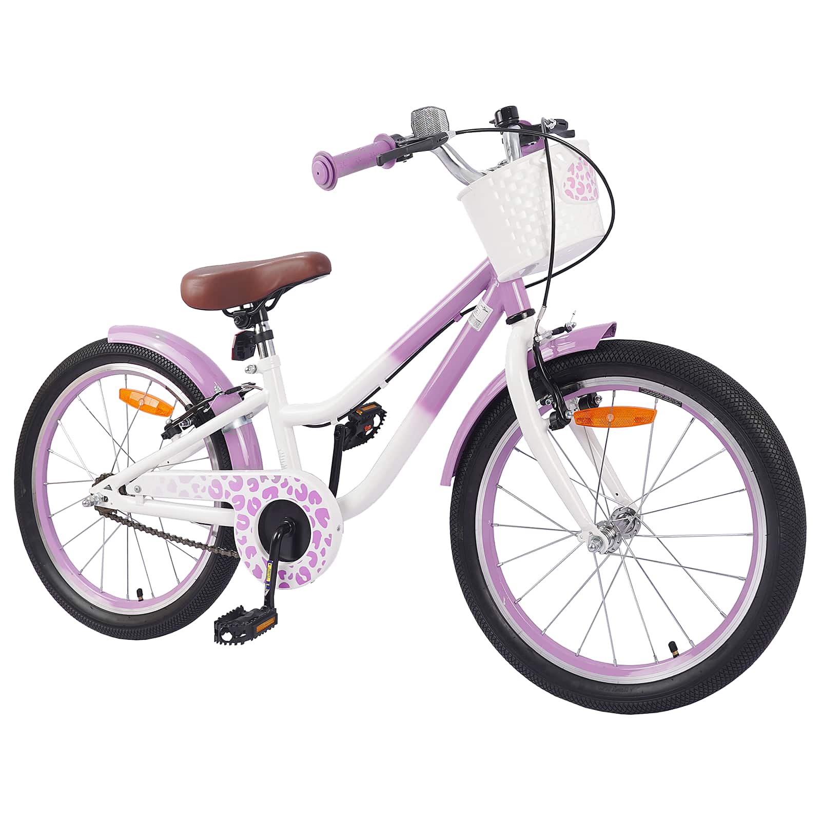 Vidaxl kinderfiets 20 inch voor 6-11 jaar oud paars