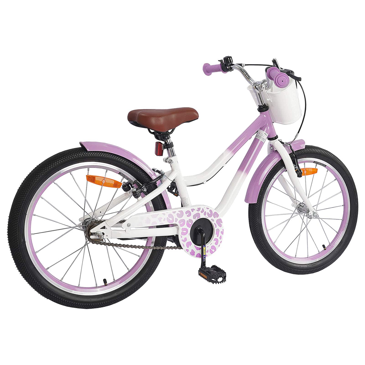 Vidaxl kinderfiets 20 inch voor 6-11 jaar oud paars