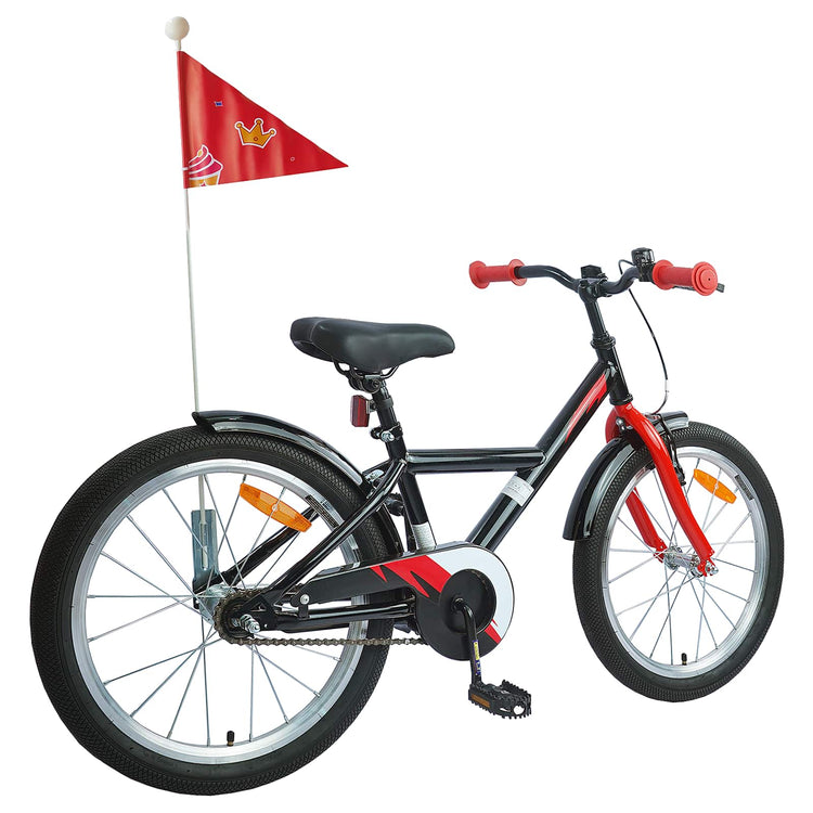 Vidaxl kinderfiets 20 inch voor 6-11 jaar oud zwart
