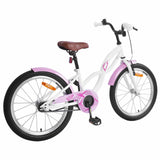 Vidaxl kinderfiets 20 inch voor 6-11 jaar oud wit - afbeelding 3