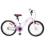 Vidaxl kinderfiets 20 inch voor 6-11 jaar oud wit - afbeelding 1