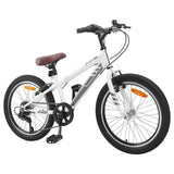 Vidaxl mountainbike 20 inch 6-snelheid voor 5-8 jaar oud wit - afbeelding 2